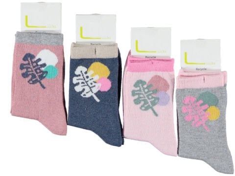 12'li Desenli Çocuk Soket Çorap 160879