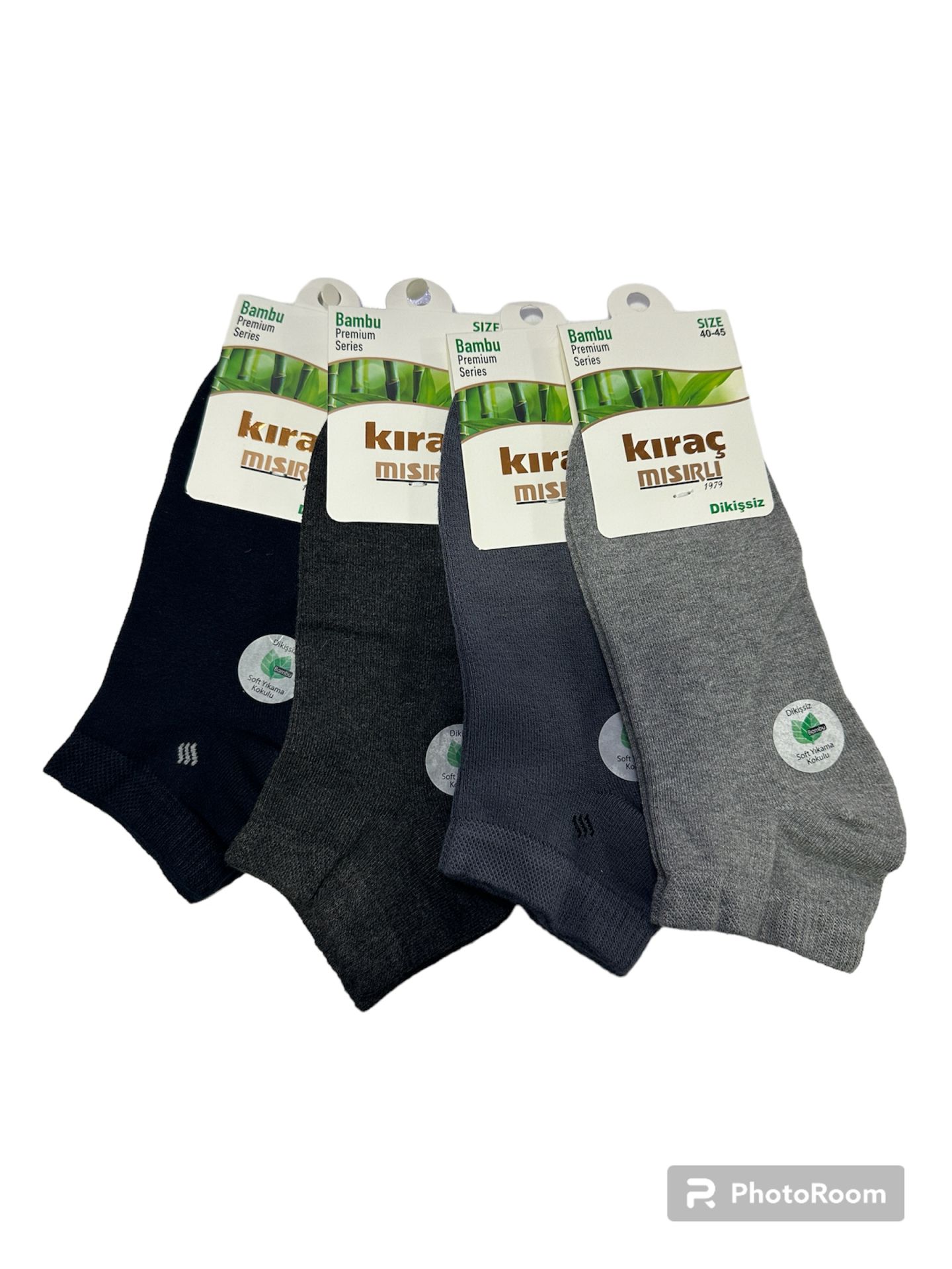 6 'li  Lüks Kıraç Bambu Erkek Patik Çorap