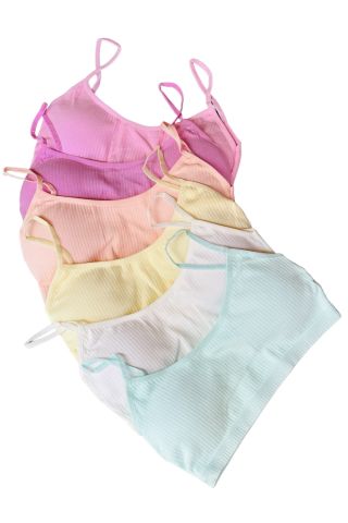 6'lı Dondeza Fitilli Pedli Kadın Büstiyer