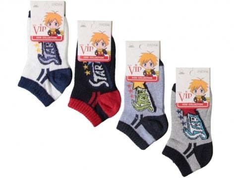 12'li Vip Erkek Çocuk Patik Çorap