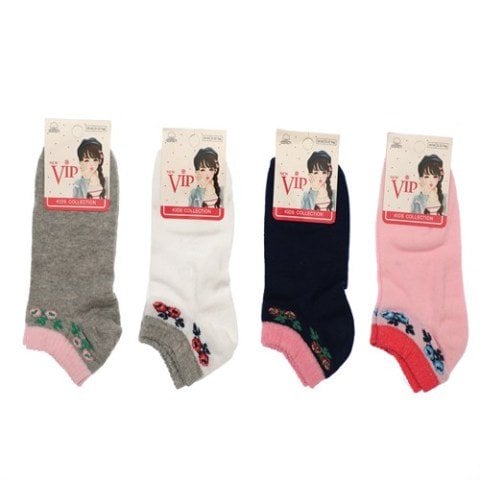 12'li Vip Kız Çocuk Patik Çorap