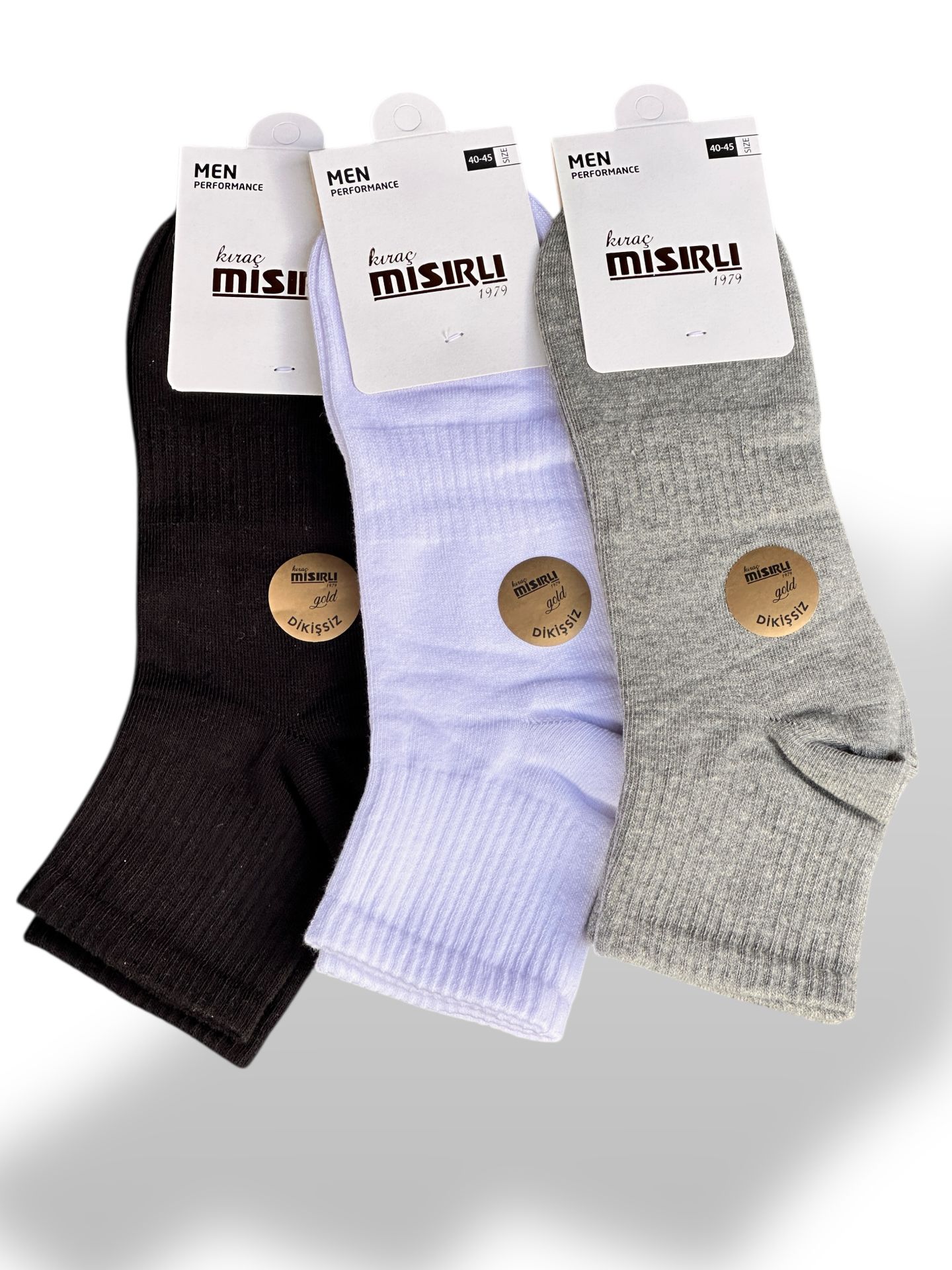 6'lı Lüks Yarım Bilek Dikişsiz Penye Erkek Düz Renk Spor Patik