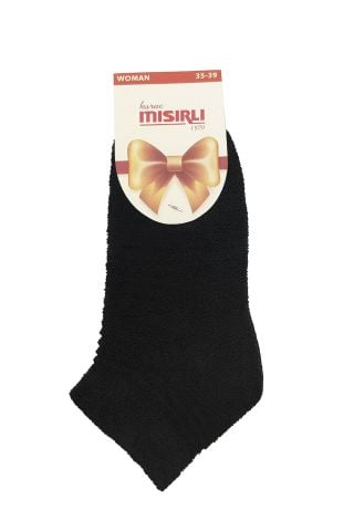 6'lı Kışlık Ters Havlu Kadın Patik Çorap