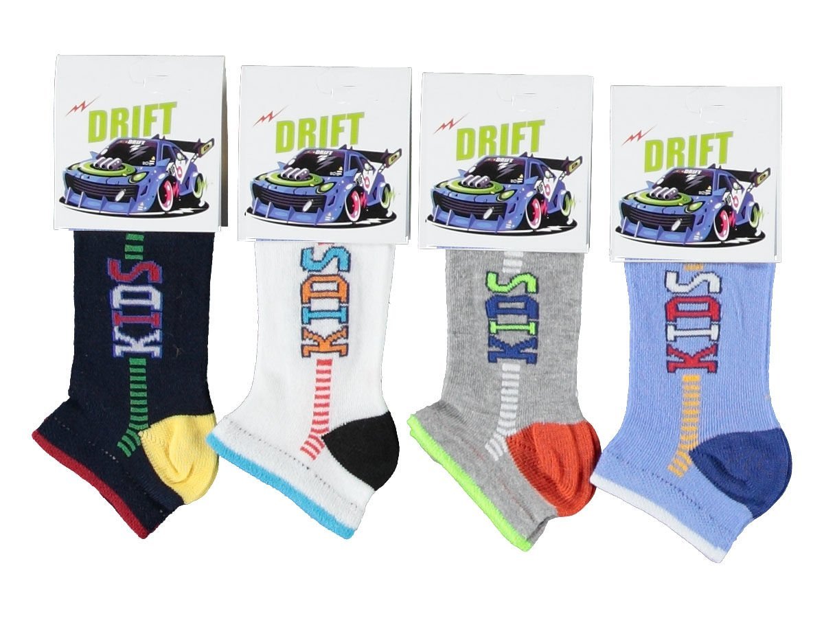 12'li Desenli Erkek/Kız Patik Çorap