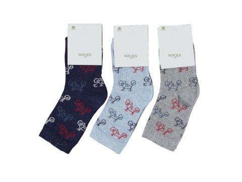 12'li Yetiş Baby Desenli Erkek/Kız Bebek Çorap 136380