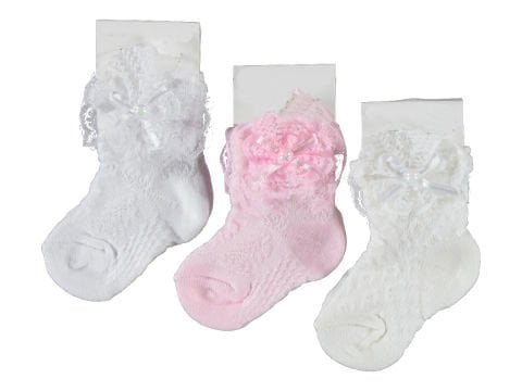 12'li Akik Mini Aksesuarlı Kız Çorap 0/6 Ay