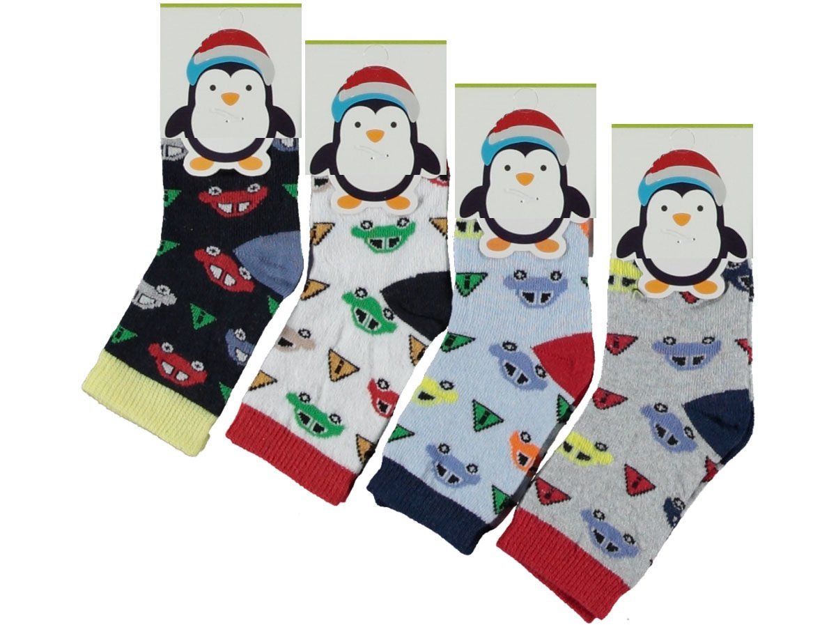 12'li Vip Likralı Desenli Erkek Bekek Çorap 113584