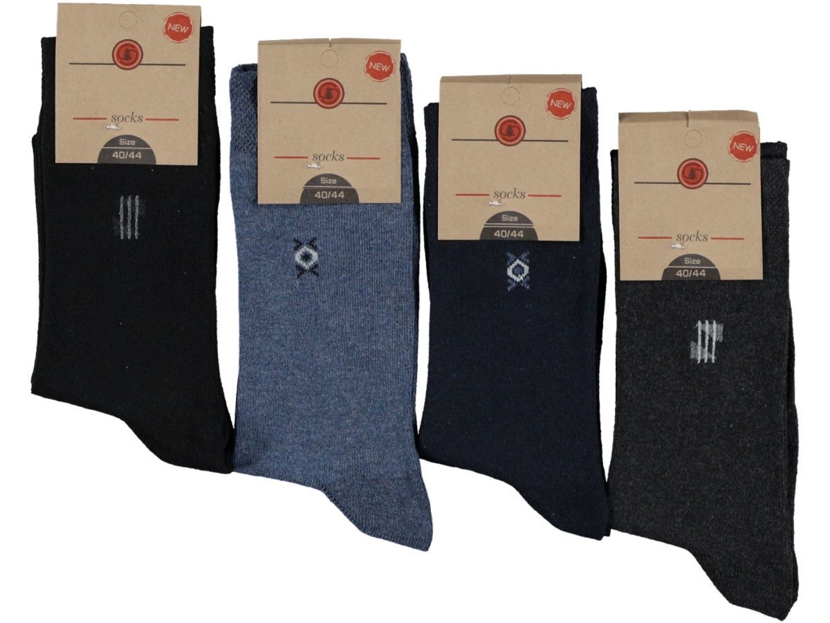 12'li Düz Kuşaklı Erkek Çorap 130426